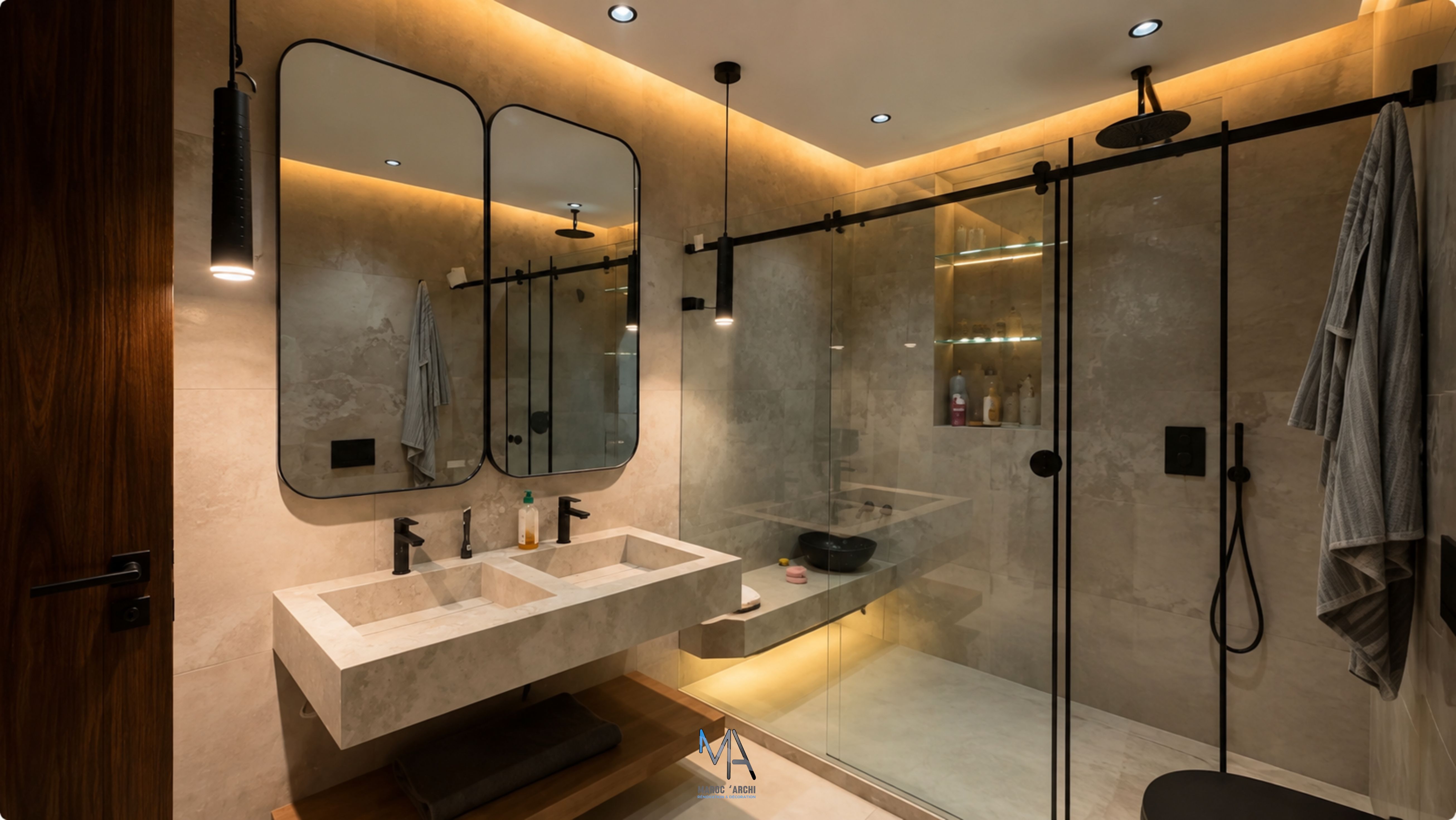 Réaménagement d'une Salle de bain spacieuse